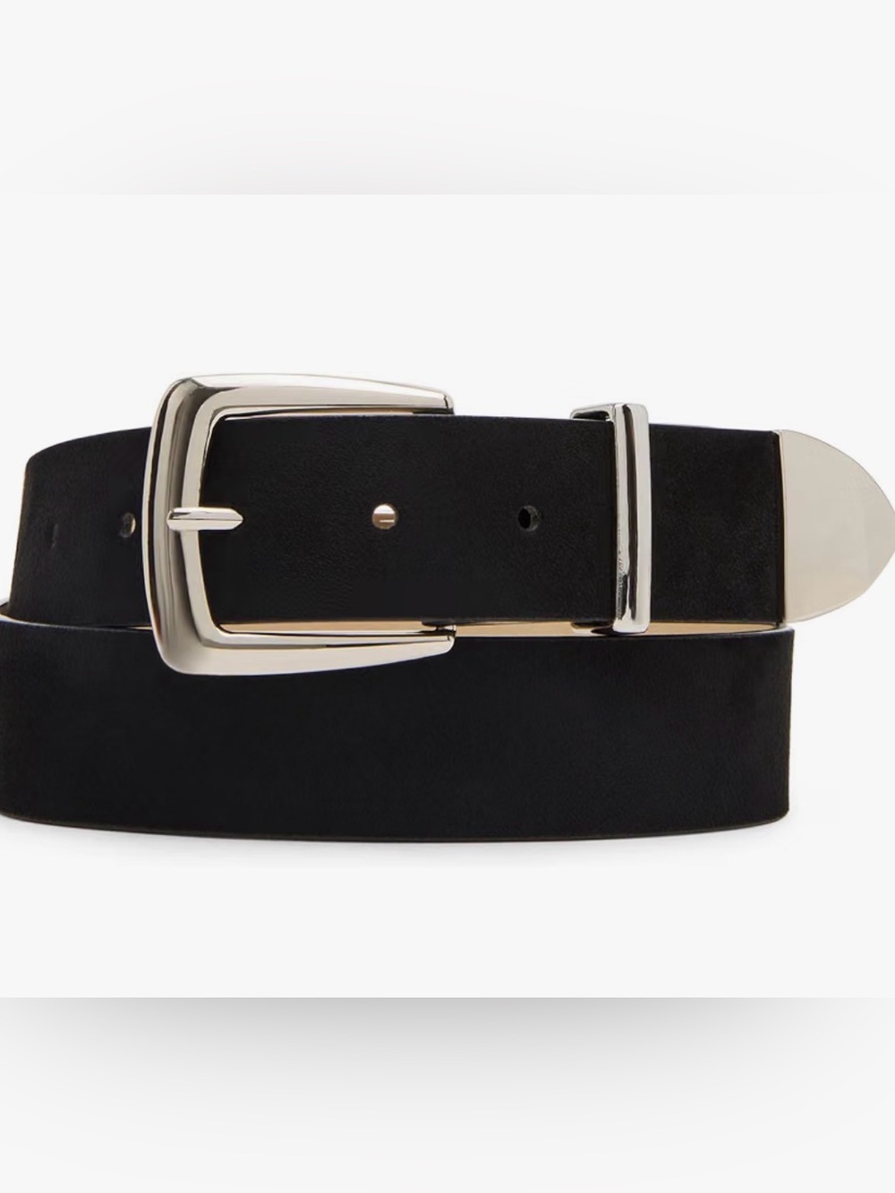 Steve Madden Women's Adjustable Dress Belt | Black | Medium